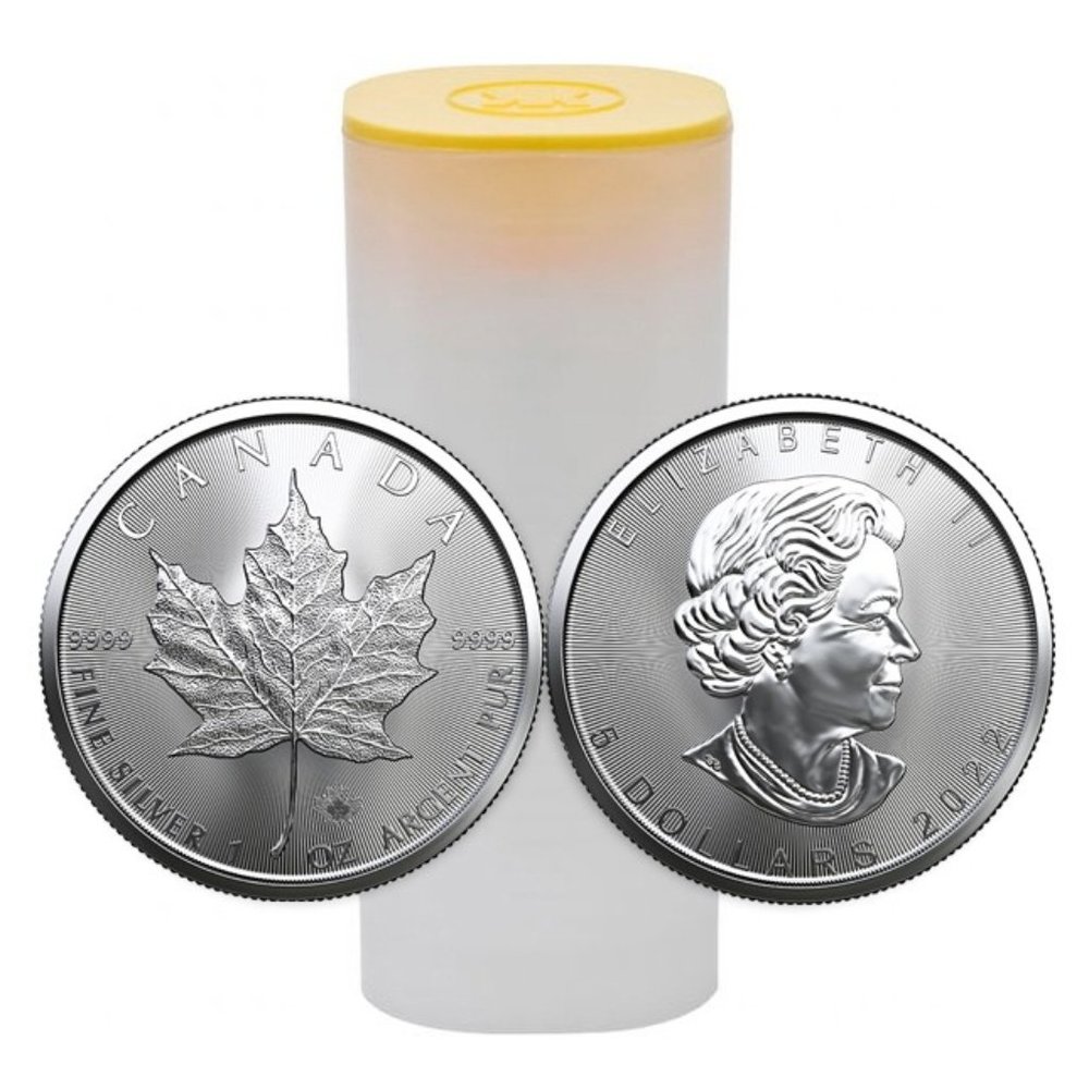 Uncirculated 2022 Canada 1 Oz Silver Maple Leaf (BU) - Picture 3 of 6